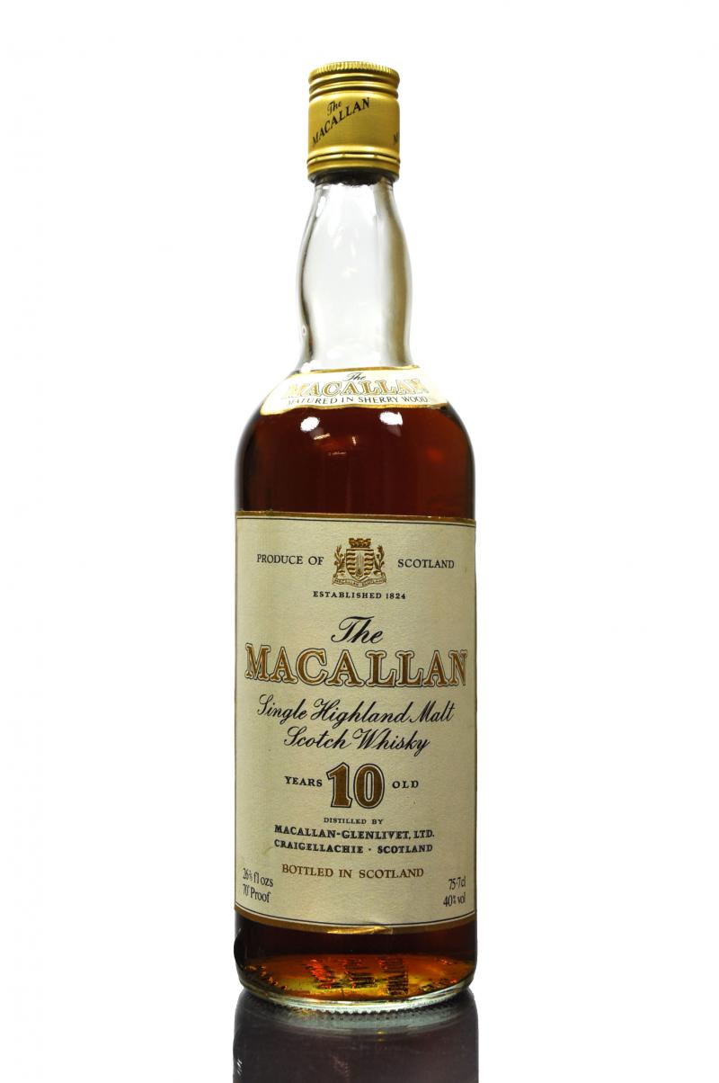Macallan 10 Year Old - late 1970s