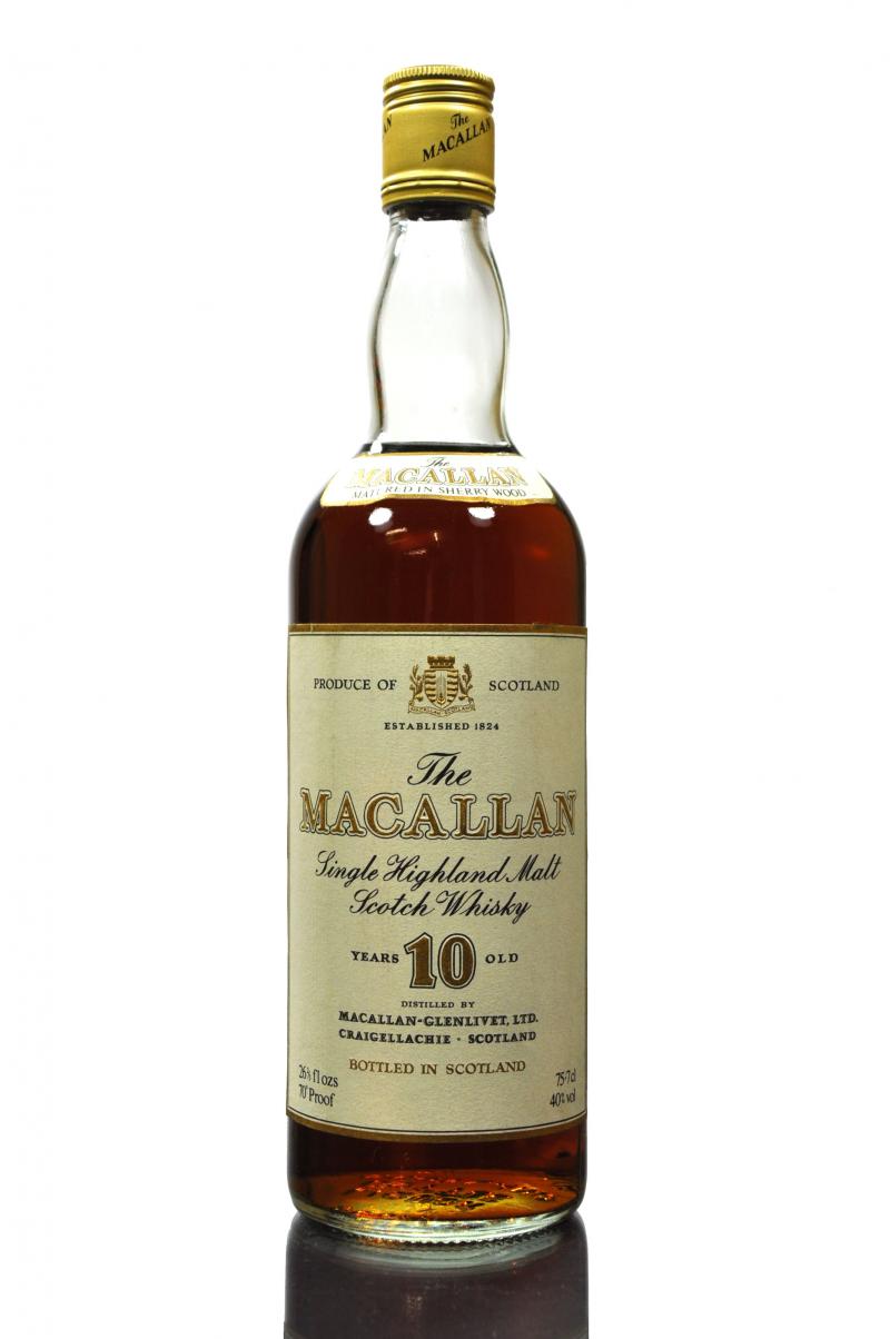 Macallan 10 Year Old - late 1970s