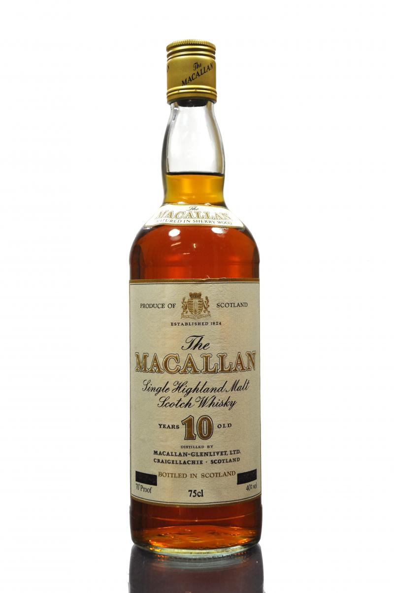 Macallan 10 Year Old - Late 1970s