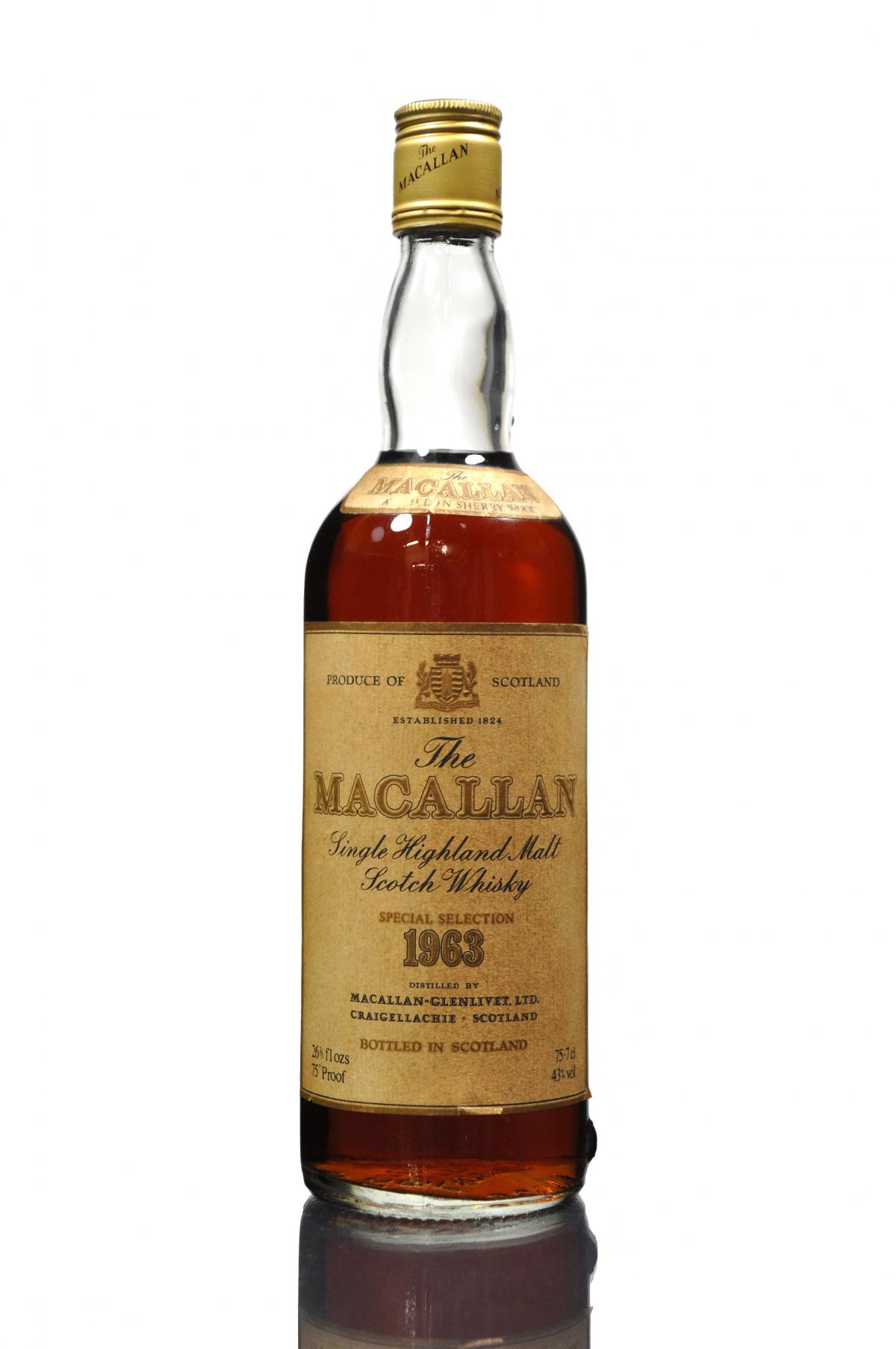 Macallan 1963 - Late 1970s