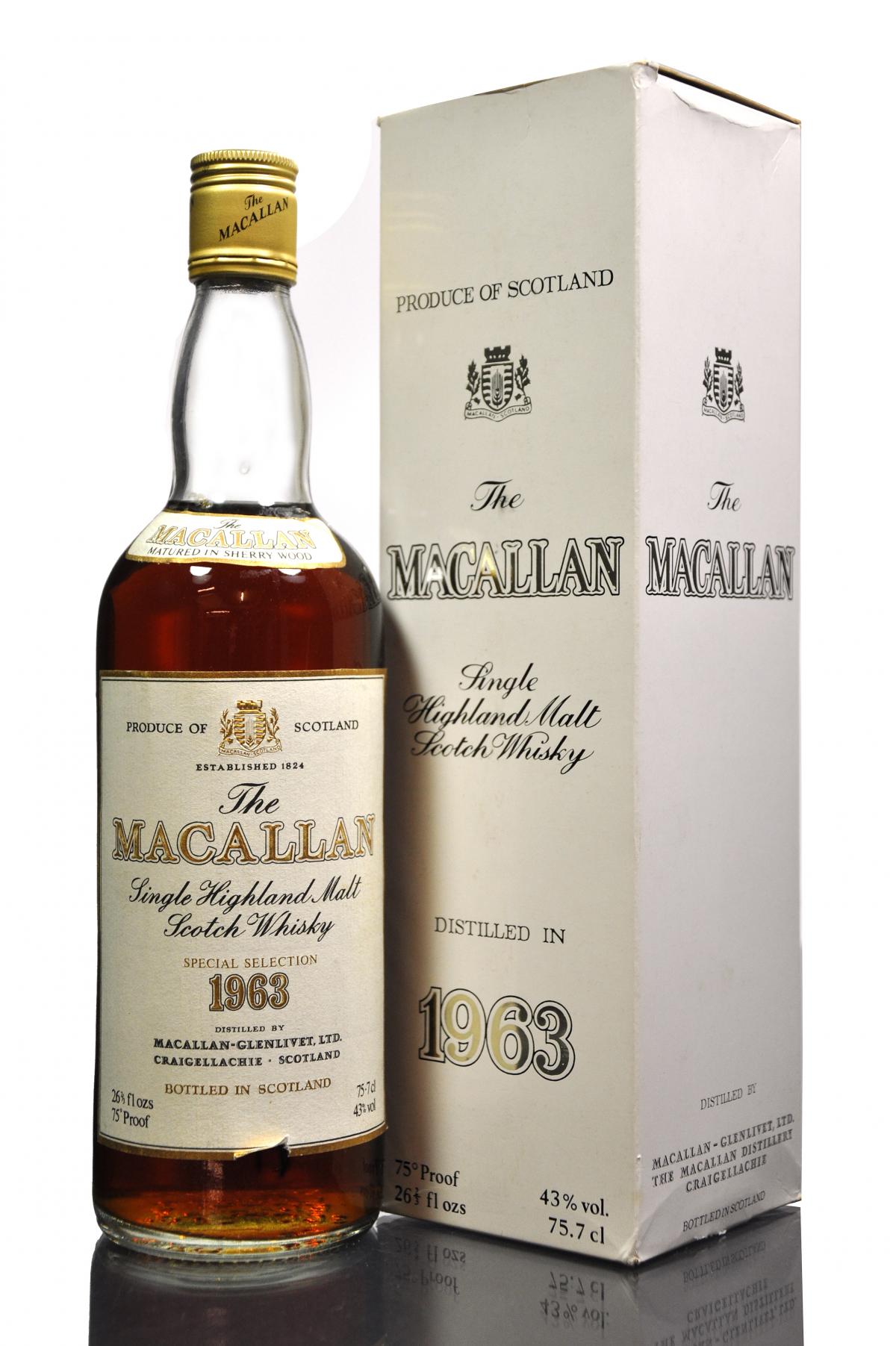 Macallan 1963 - Late 1970s