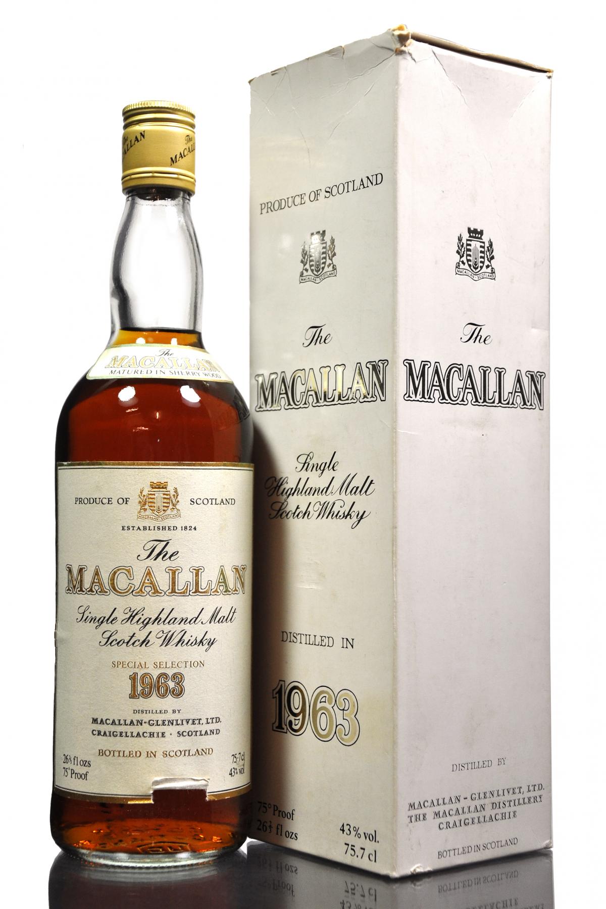 Macallan 1963 - Late 1970s