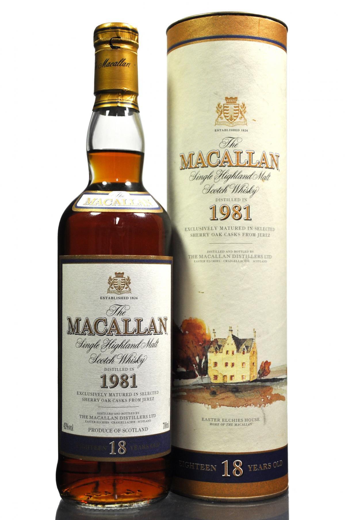 Macallan 1981 - 18 Year Old