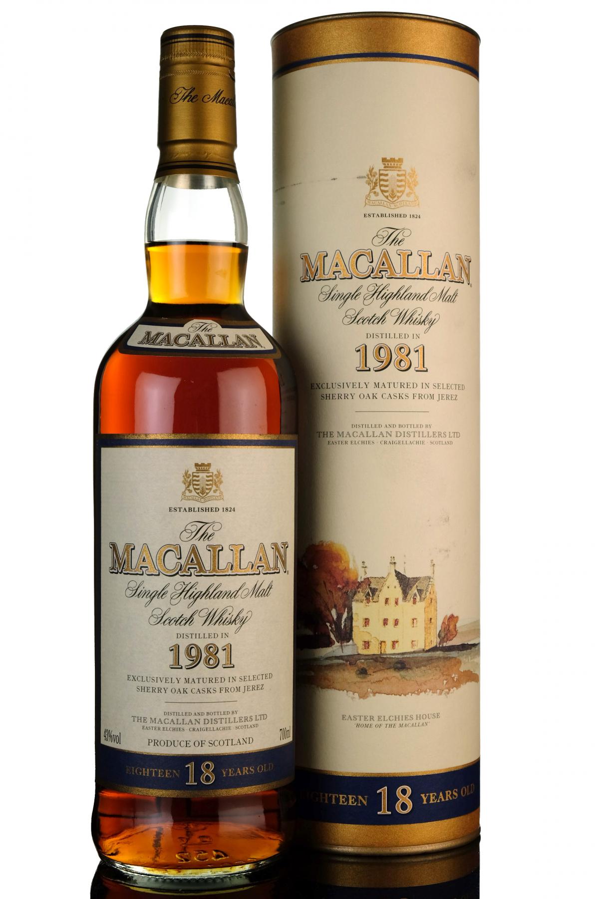 Macallan 1981 - 18 Year Old