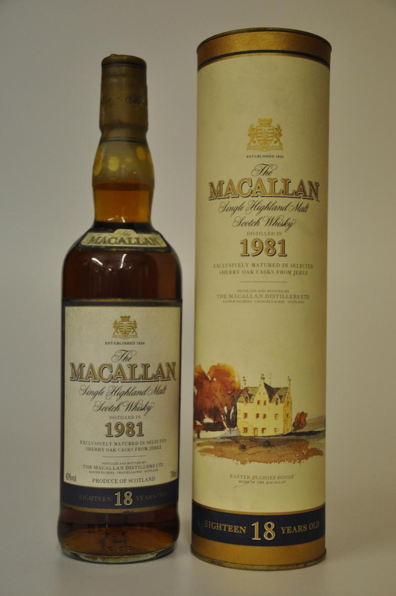 Macallan 1981 - 18 Year Old