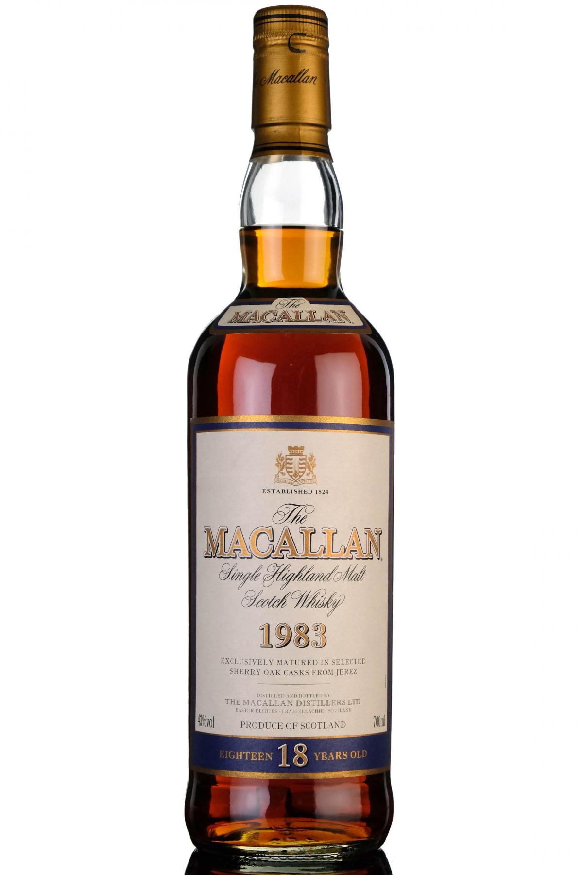 Macallan 1983 - 18 Year Old