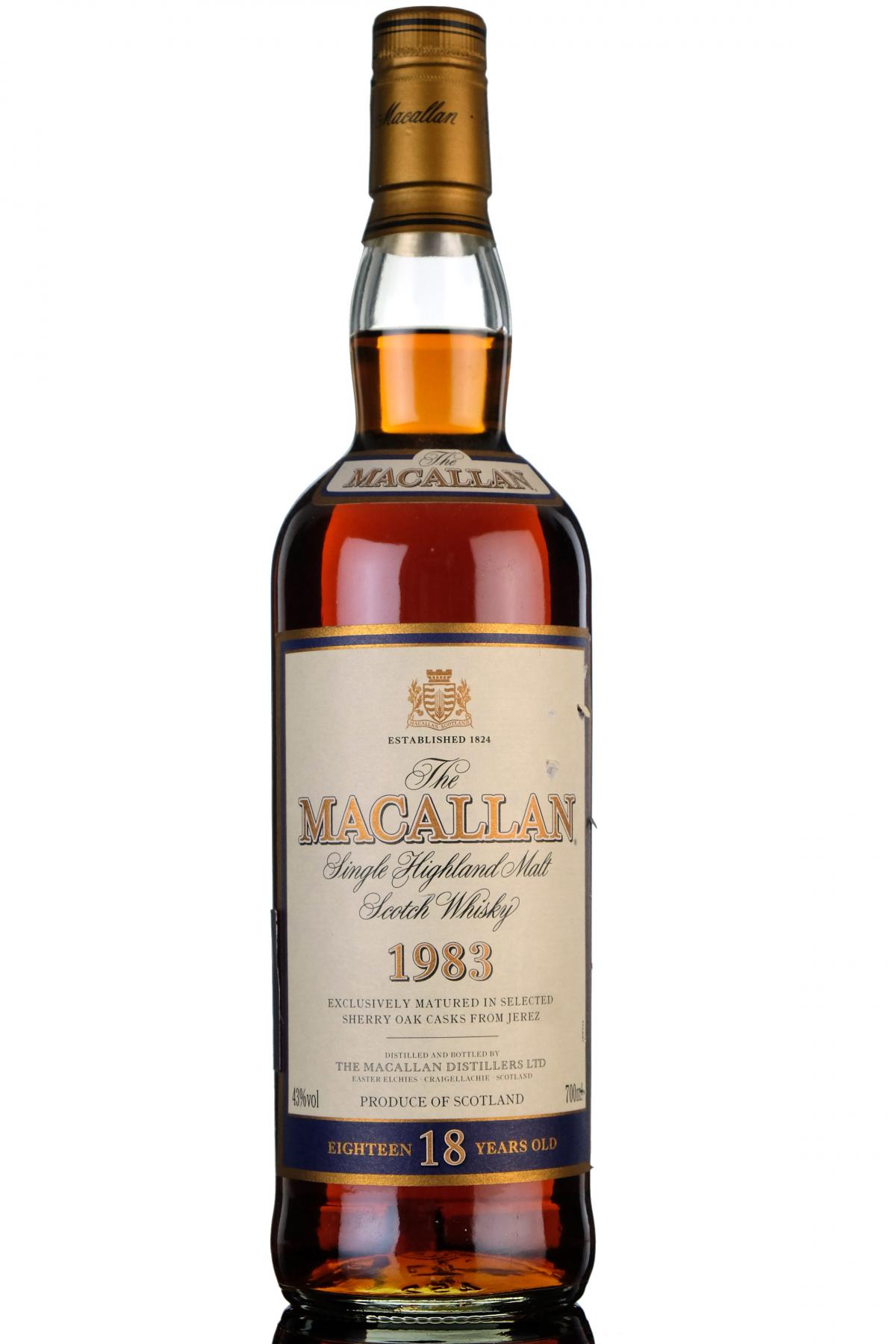 Macallan 1983 - 18 Year Old