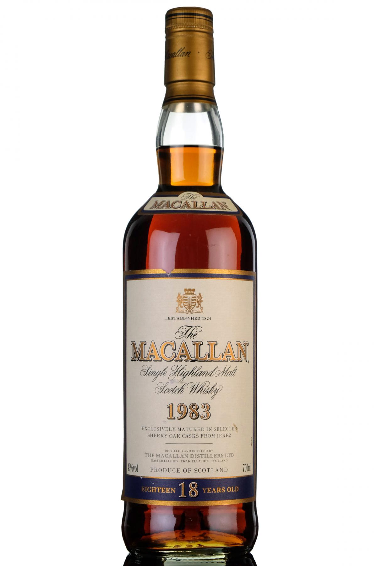 Macallan 1983 - 18 Year Old