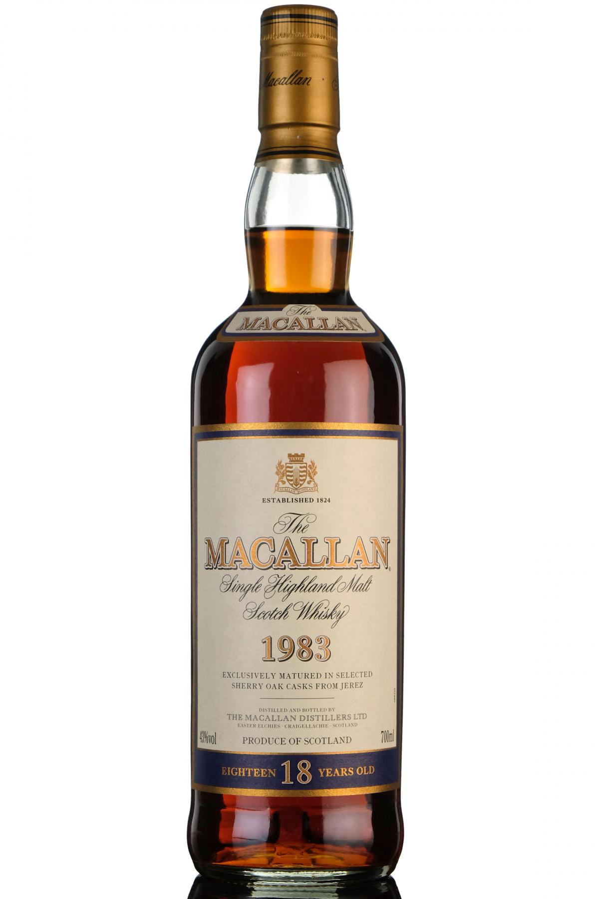 Macallan 1983 - 18 Year Old