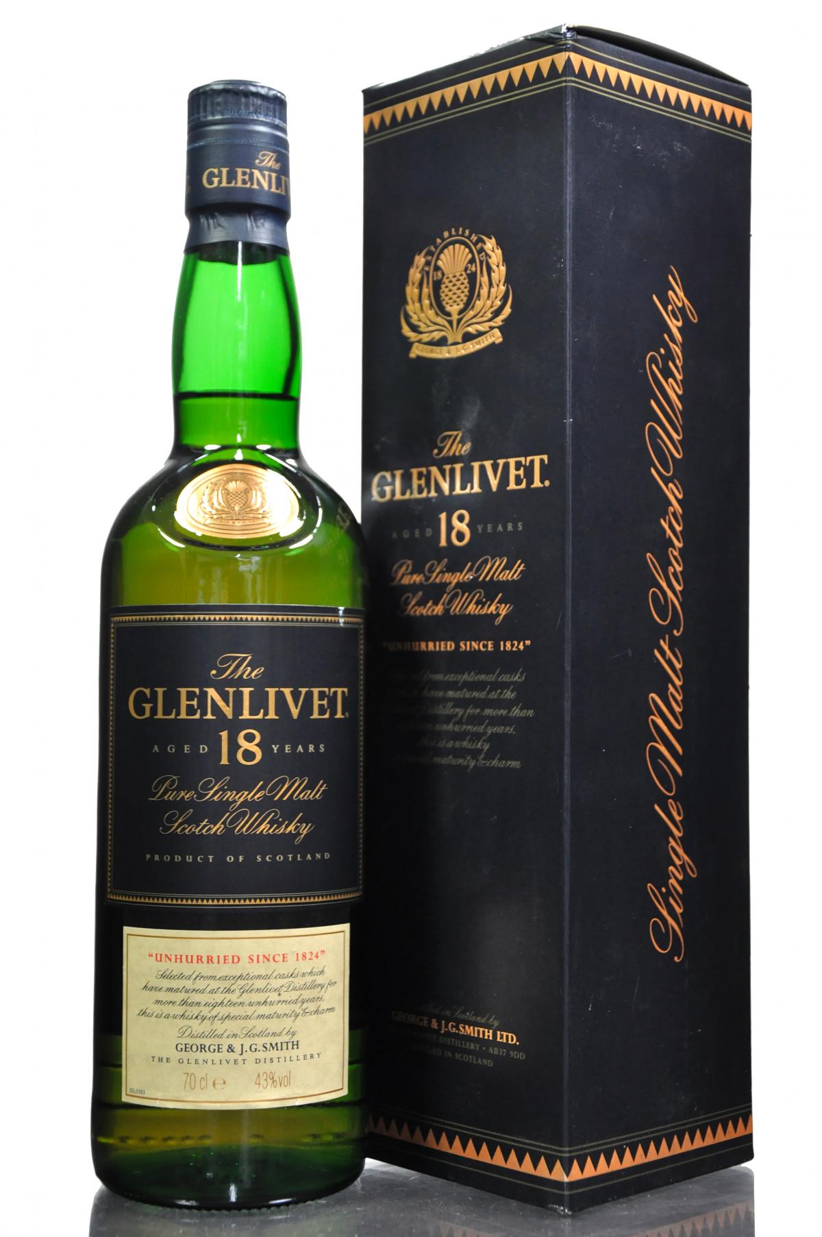 Glenlivet 18 Year Old - Circa 2000