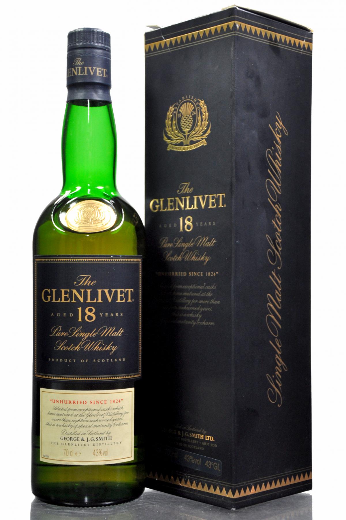 Glenlivet 18 Year Old - Circa 2000