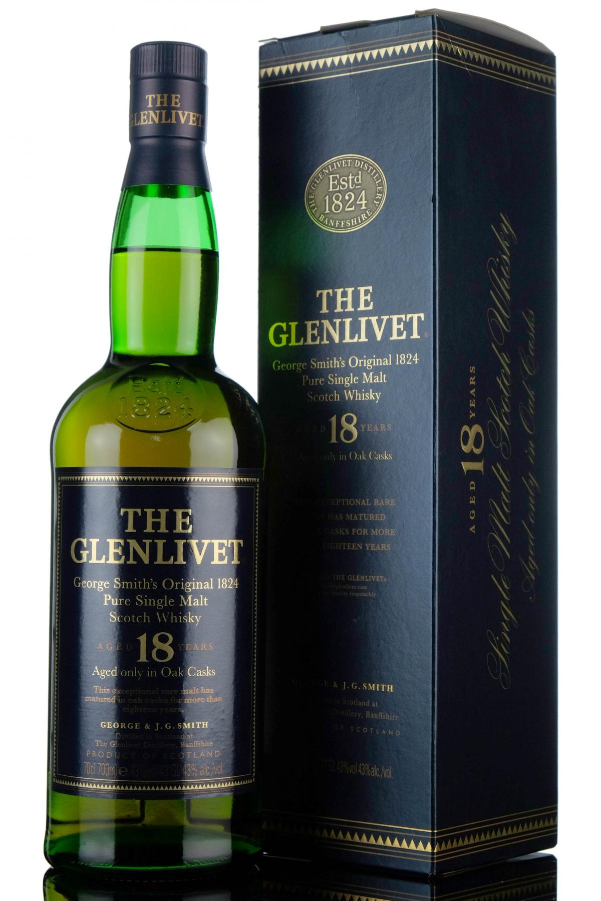 Glenlivet 18 Year Old - Circa 2000