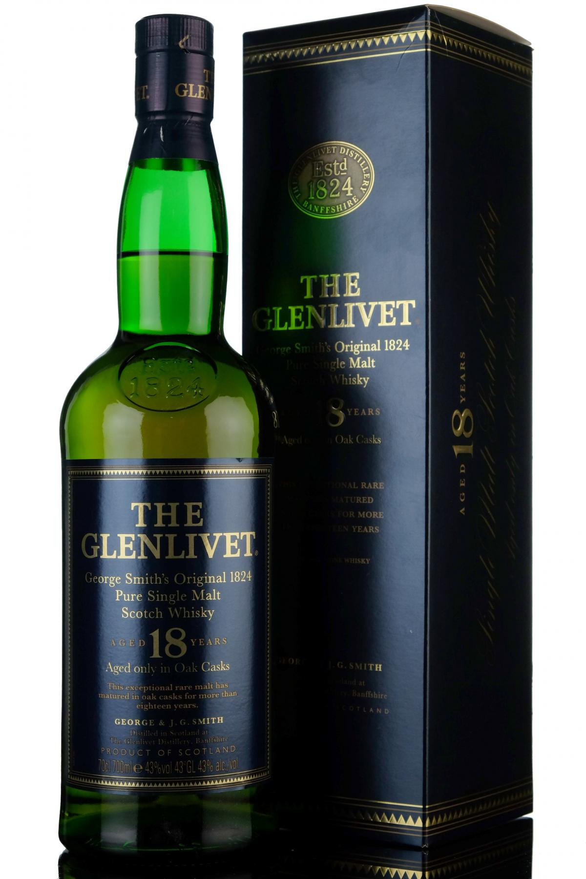 Glenlivet 18 Year Old - Circa 2000