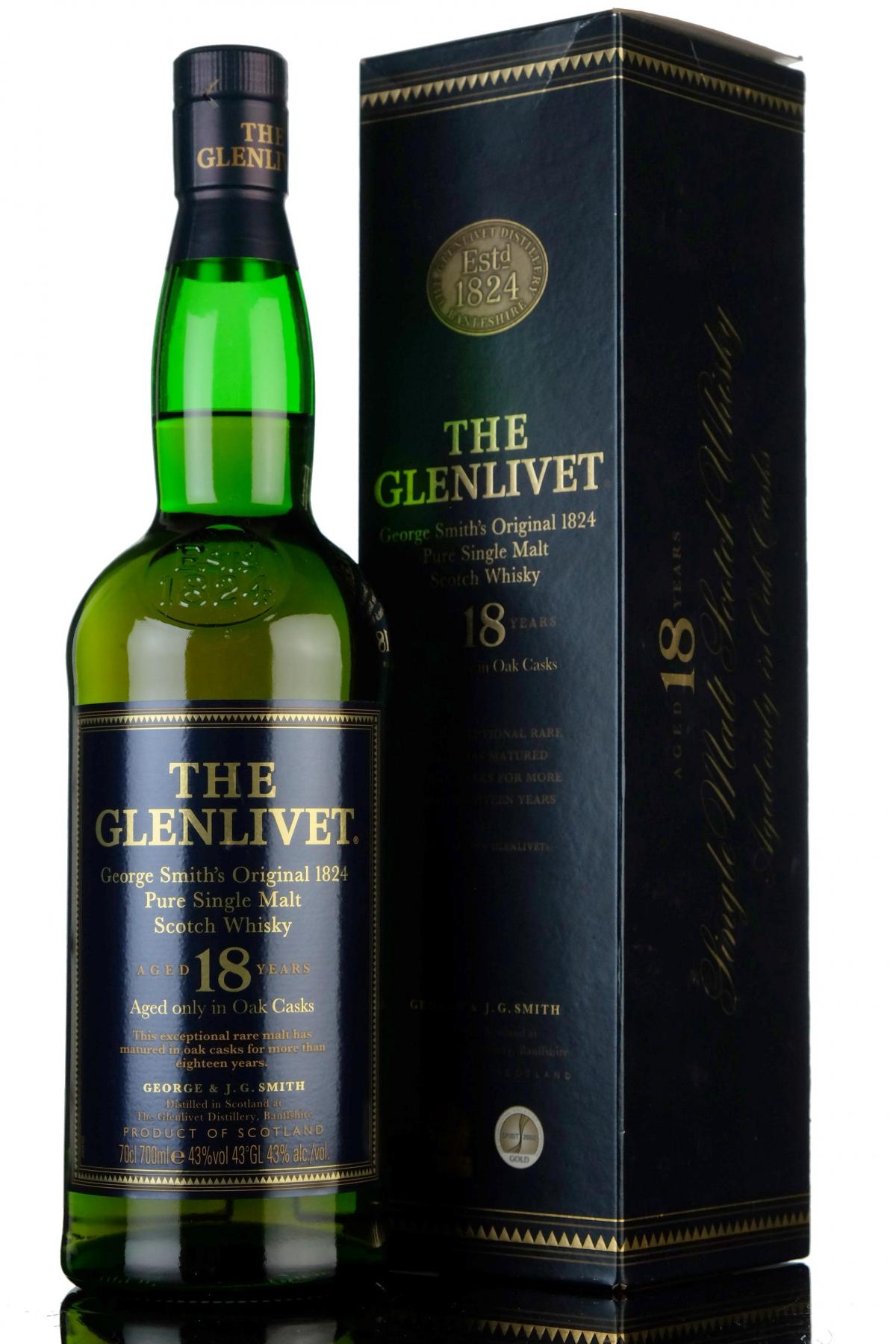 Glenlivet 18 Year Old - Circa 2000