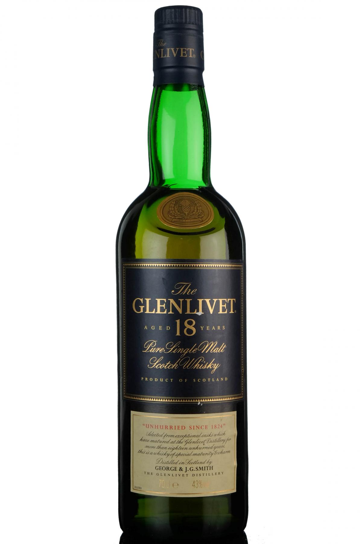 Glenlivet 18 Year Old - Circa 2000