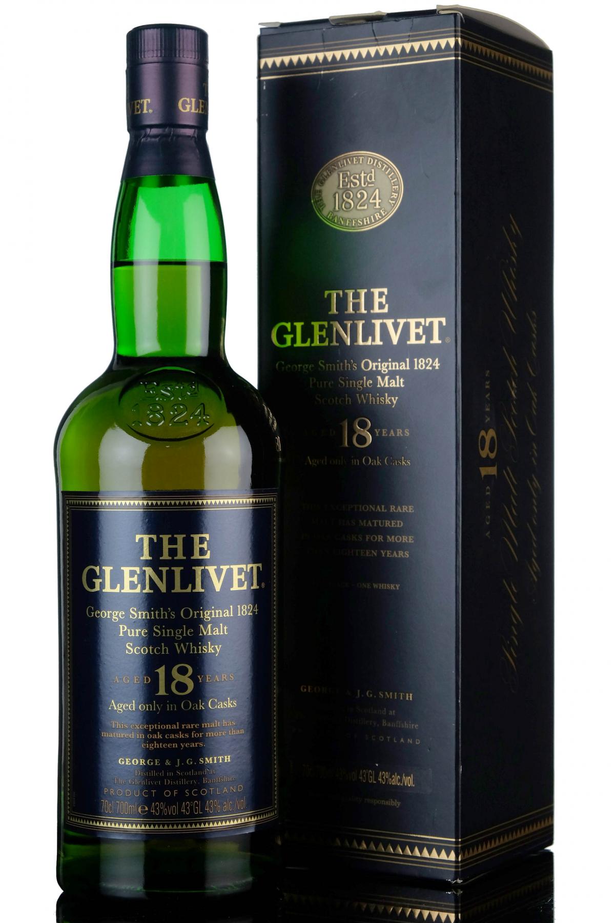 Glenlivet 18 Year Old - Circa 2000