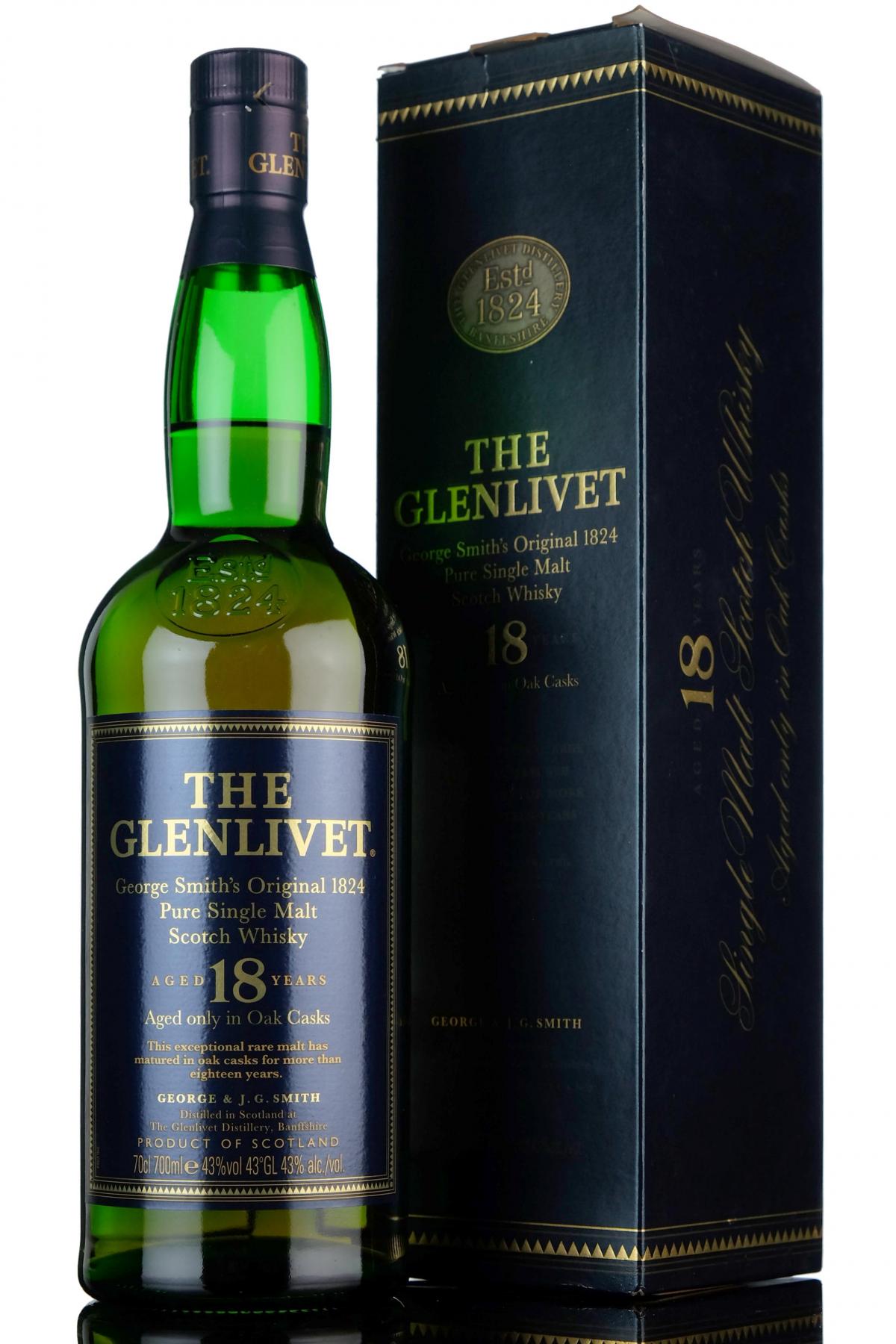 Glenlivet 18 Year Old - Circa 2000