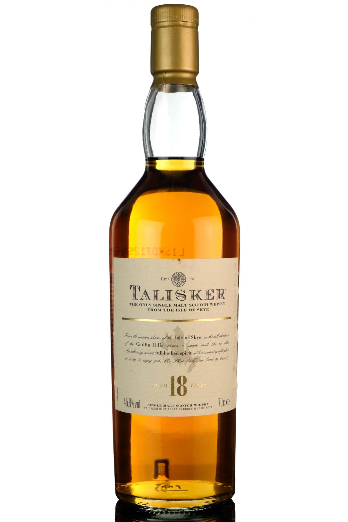 Talisker 18 Year Old