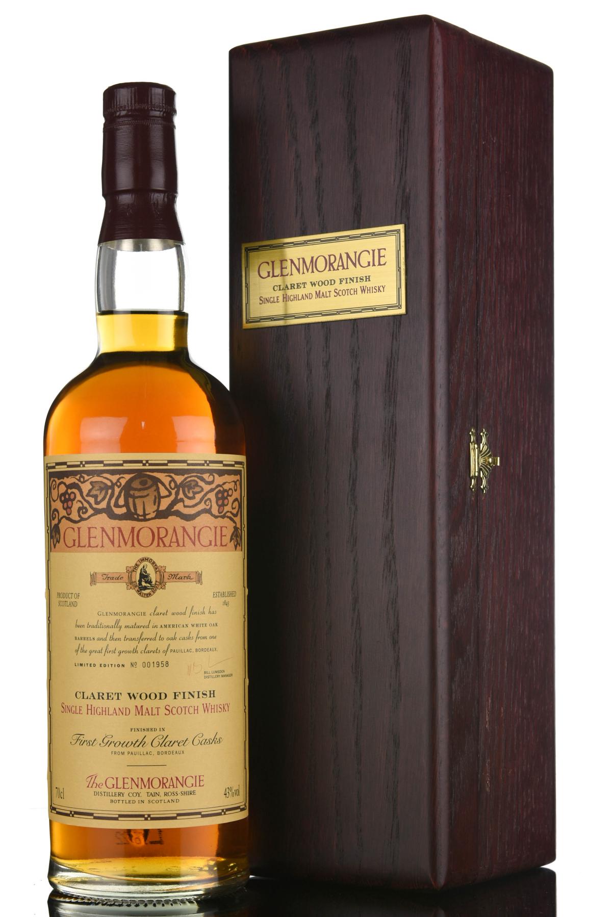 Glenmorangie Claret Wood Finish