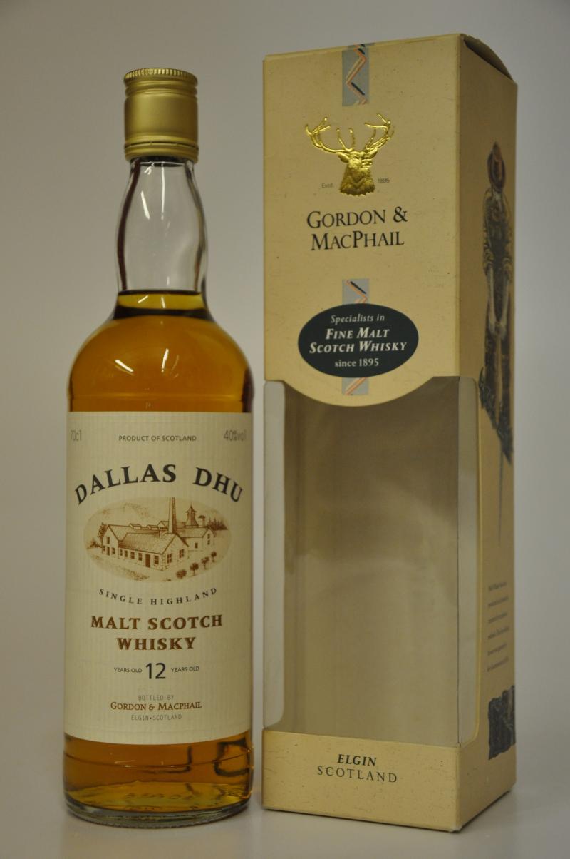 Dallas Dhu 12 Year Old - Gordon & MacPhail - 1990s