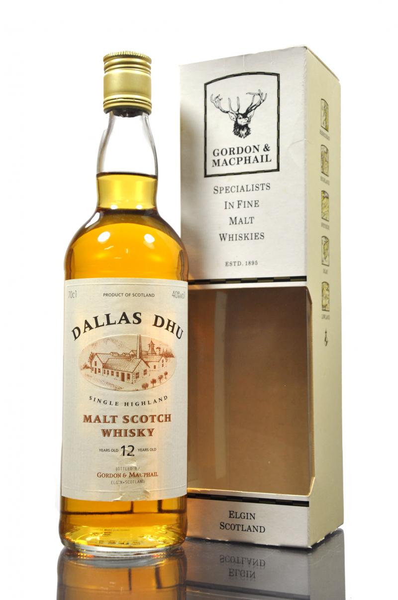 Dallas Dhu 12 Year Old - Gordon & MacPhail - 1990s
