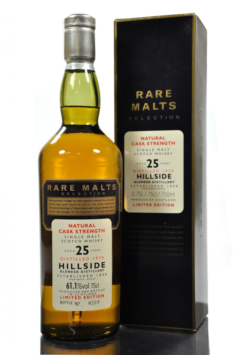 Hillside 1970 - 25 Year Old - Rare Malts 61.1%