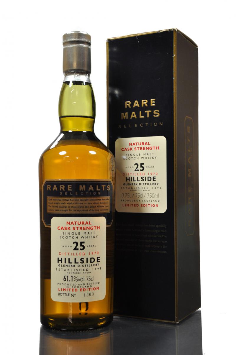 Hillside 1970 - 25 Year Old - Rare Malts 61.1%