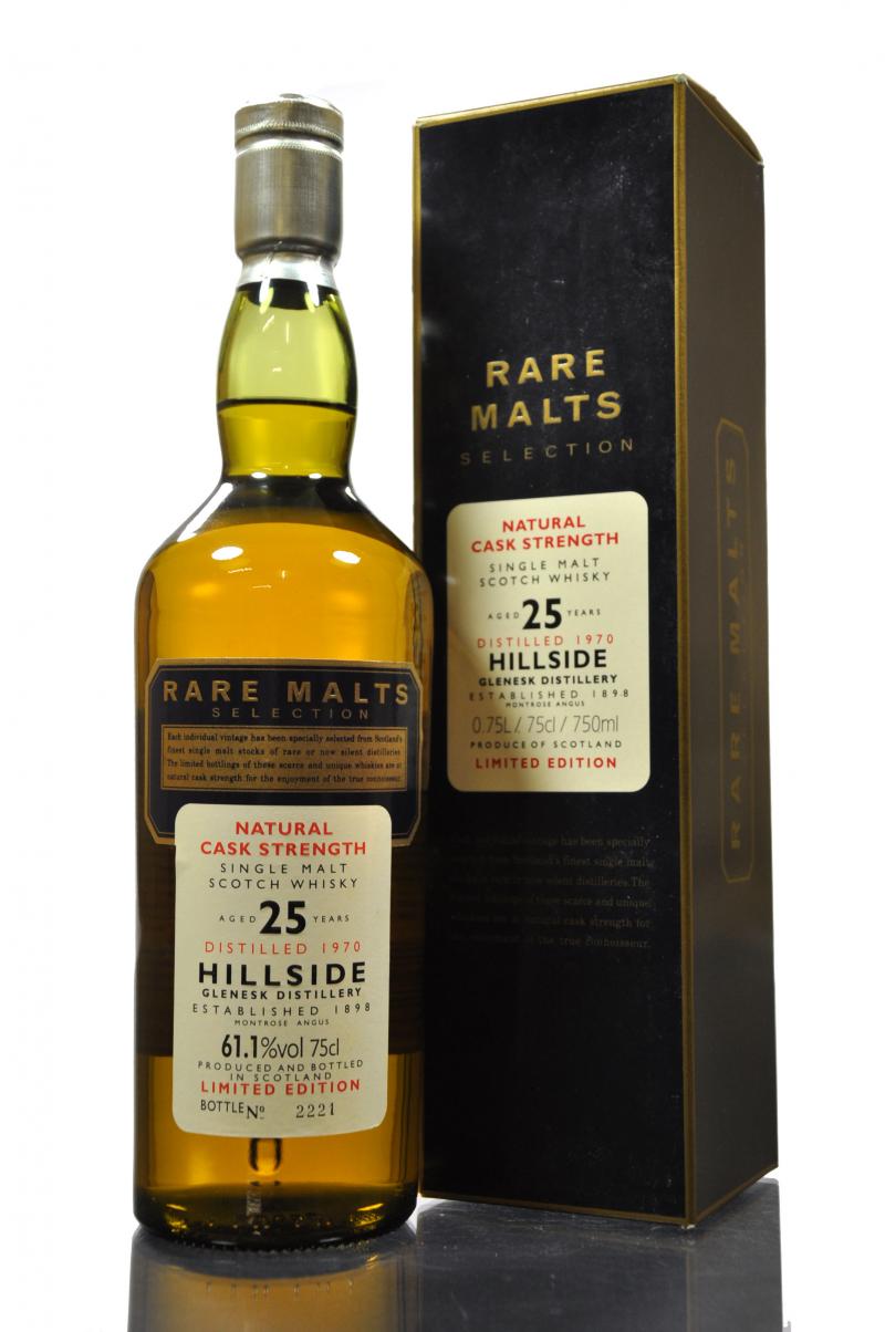 Hillside 1970 - 25 Year Old - Rare Malts 61.1%