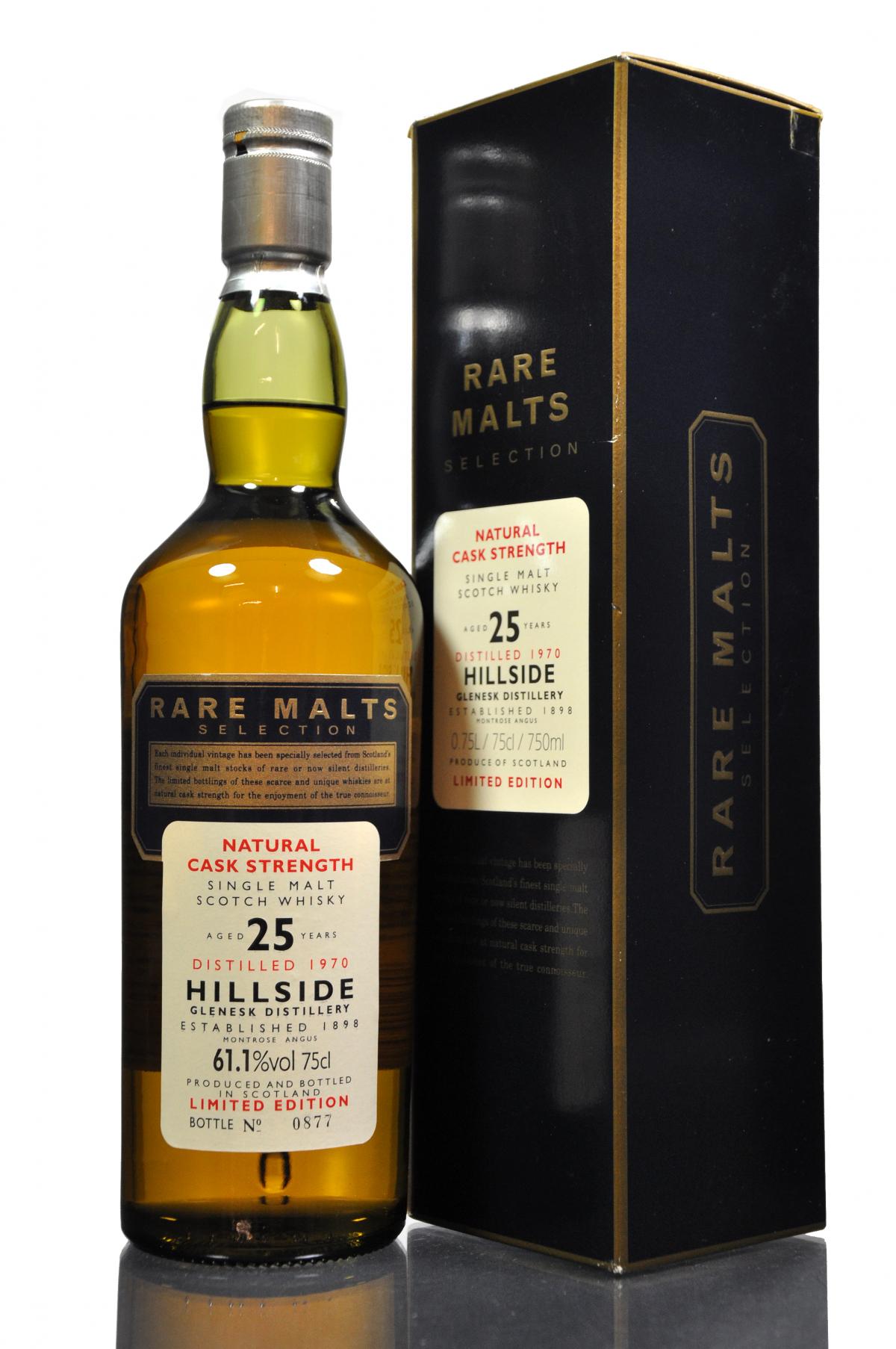 Hillside 1970 - 25 Year Old - Rare Malts 61.1%
