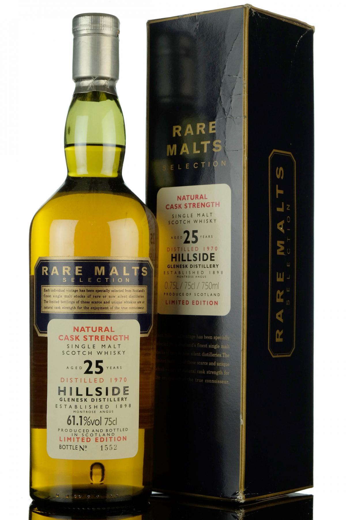 Hillside 1970 - 25 Year Old - Rare Malts 61.1%