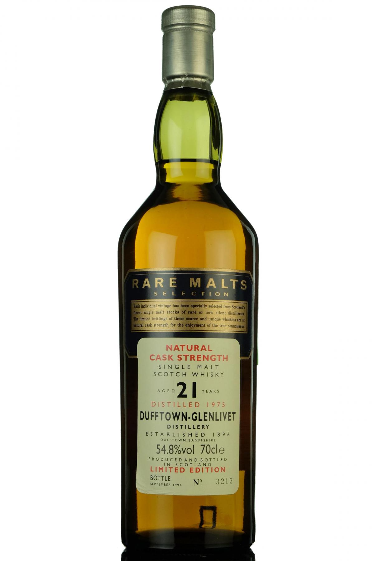 Dufftown-Glenlivet 1975-1997 - 21 Year Old - Rare Malts 54.8%