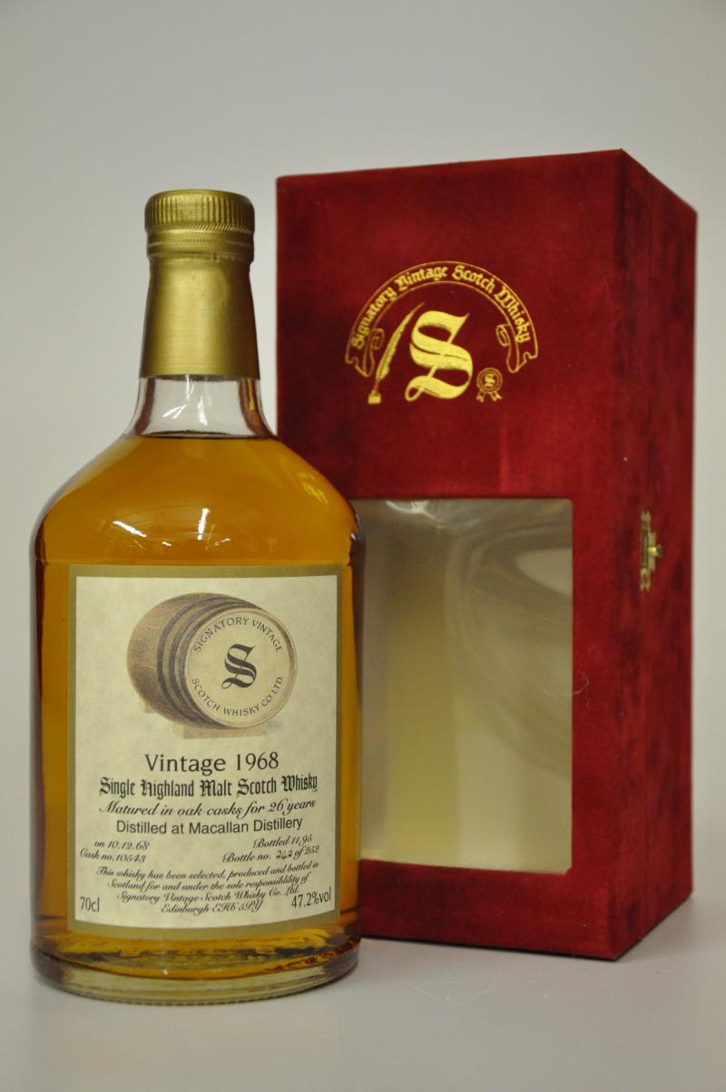 Macallan 1968-1995 - 26 Year Old - Signatory Vintage