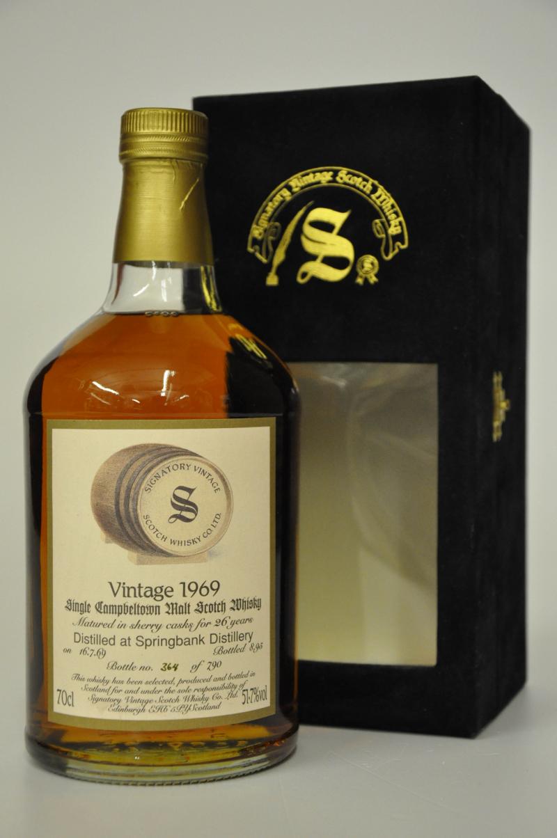 Springbank 1969-1995 - 26 Year Old - Signatory Vintage