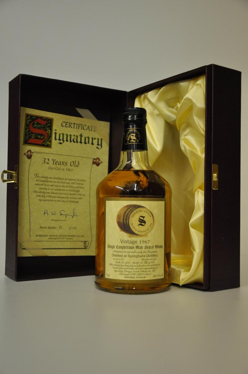 Springbank 1967-1999 - 32 Year Old - Signatory Vintage