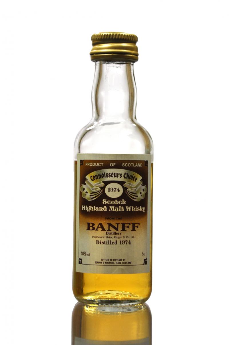 Banff 1974 - Gordon & MacPhail - Connoisseurs Choice - Miniature