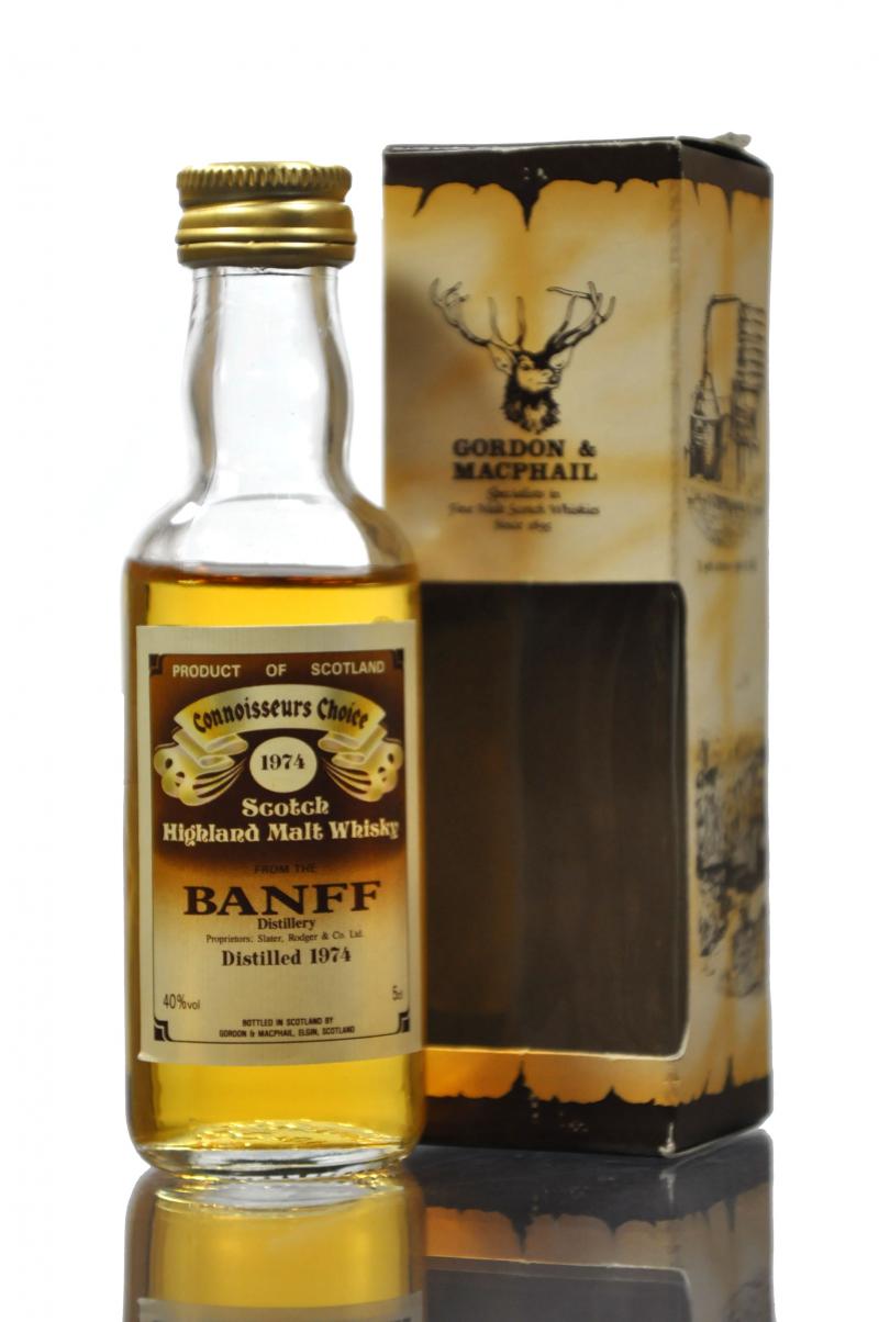 Banff 1974 - Gordon & MacPhail - Connoisseurs Choice - Miniature