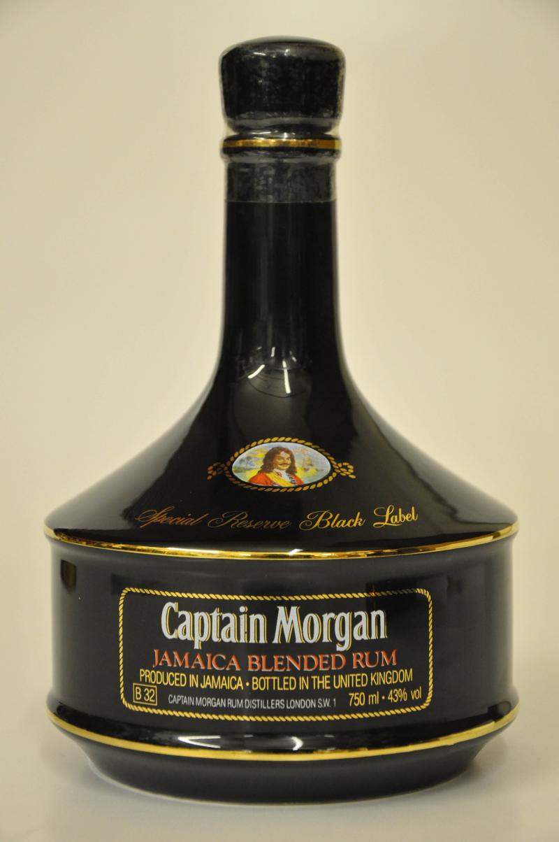Captain Morgan Rum Ceramic Decanter