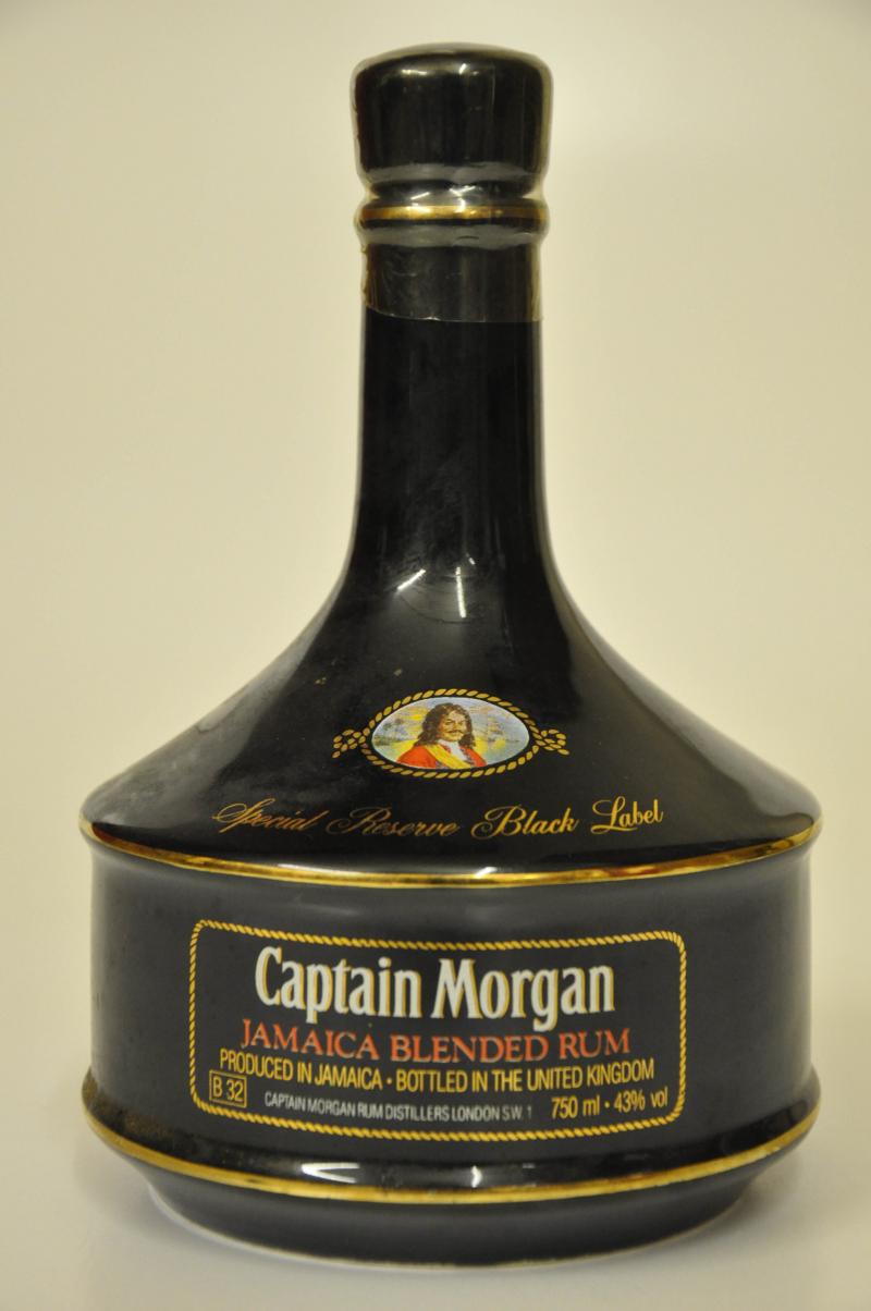 Captain Morgan Rum Ceramic Decanter
