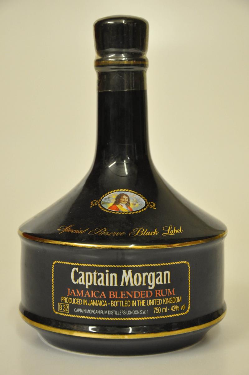 Captain Morgan Rum Ceramic Decanter