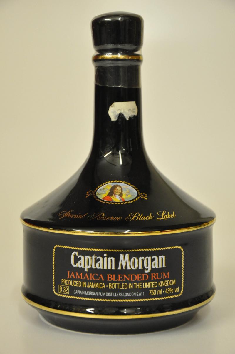 Captain Morgan Rum Ceramic Decanter
