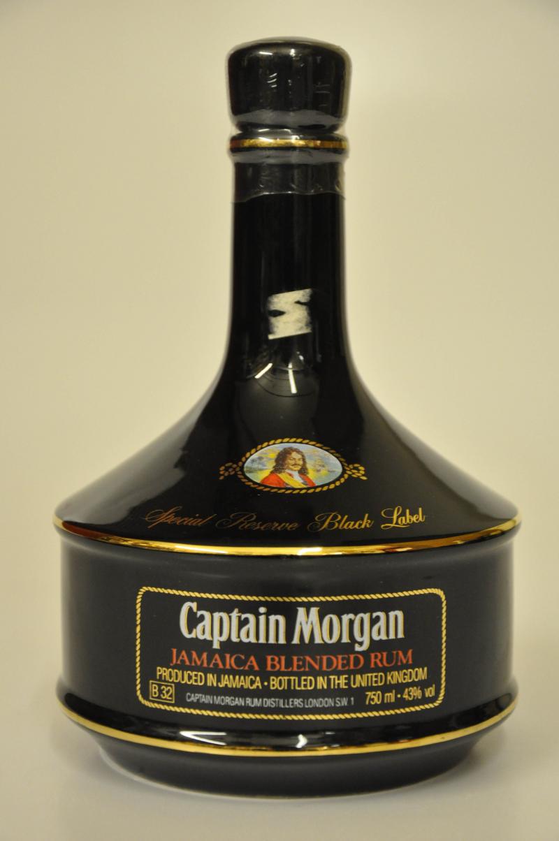 Captain Morgan Rum Ceramic Decanter
