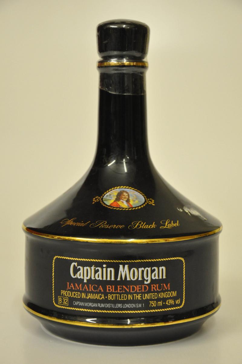 Captain Morgan Rum Ceramic Decanter