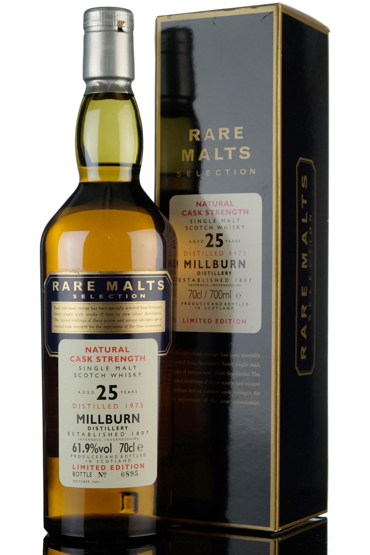 Millburn 1975-2001 - 25 Year Old - Rare Malts 61.9%