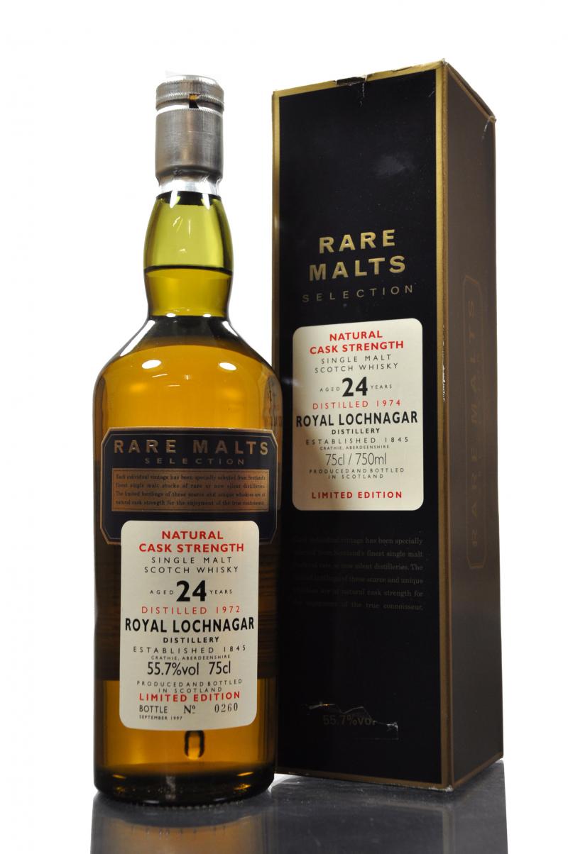 Royal Lochnagar 1972-1997 - 24 Year Old - Rare Malts 55.7%
