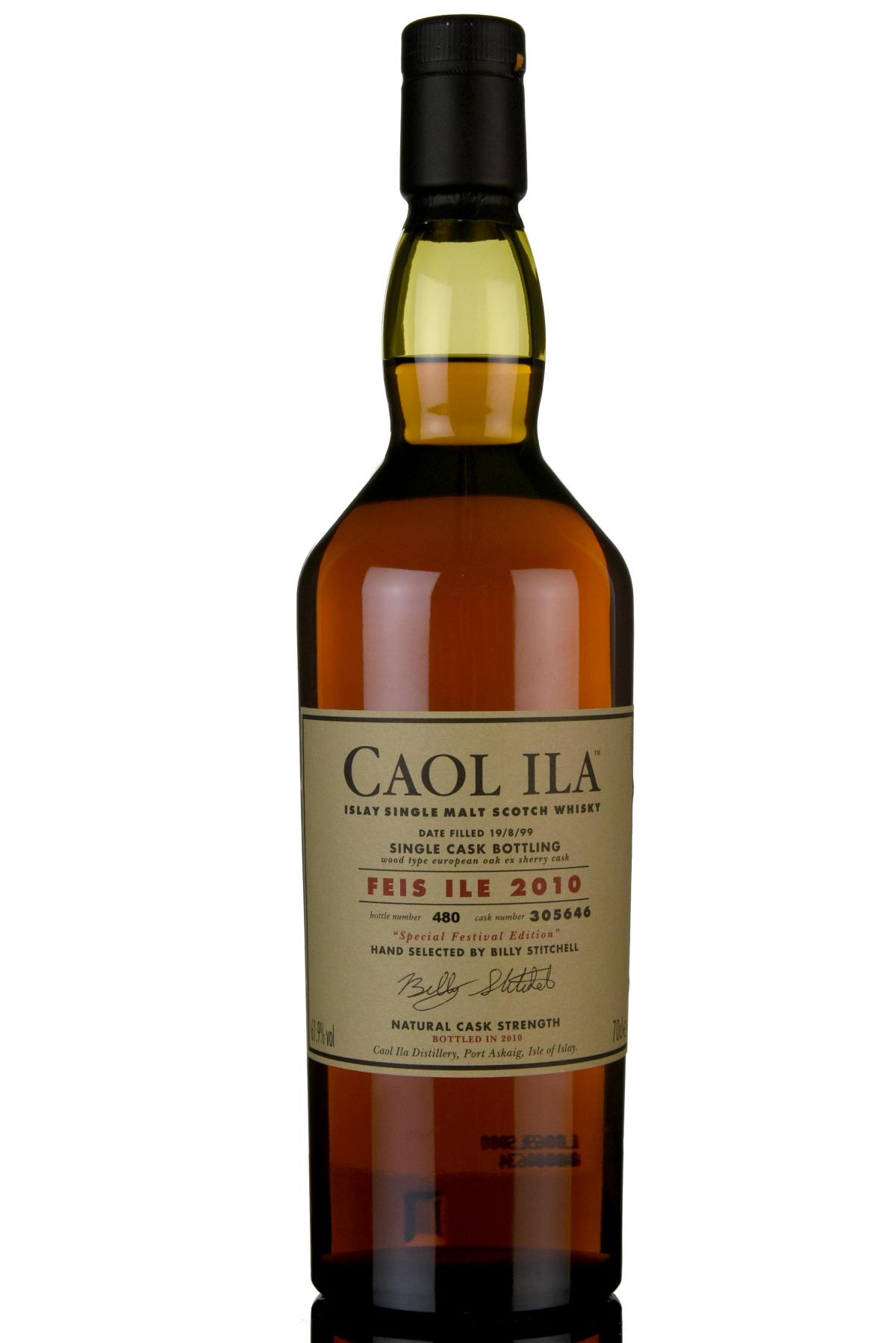 Caol Ila 1999 - Festival 2010 - Single Cask 305646