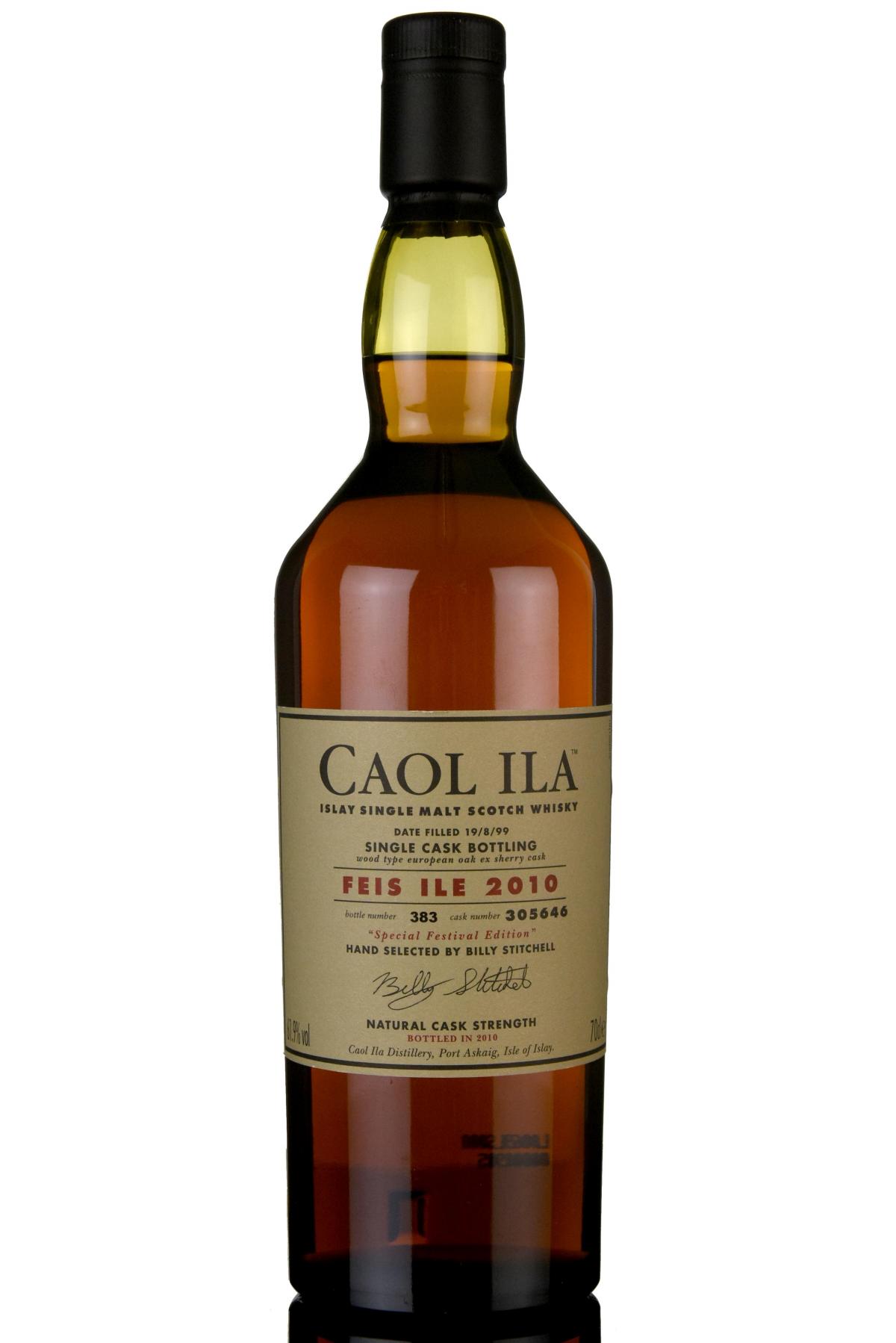 Caol Ila 1999 - Festival 2010 - Single Cask 305646