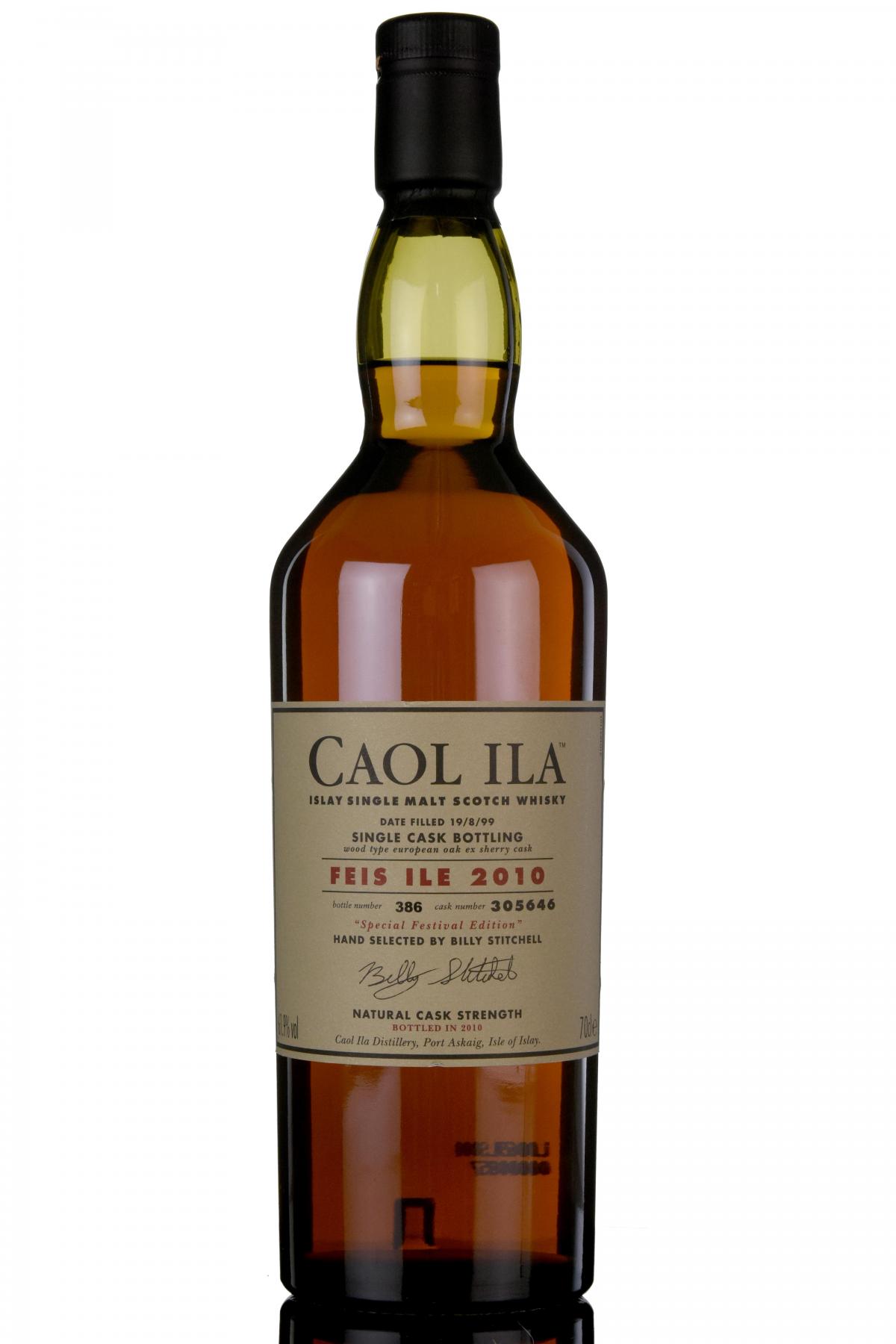 Caol Ila 1999 - Festival 2010 - Single Cask 305646