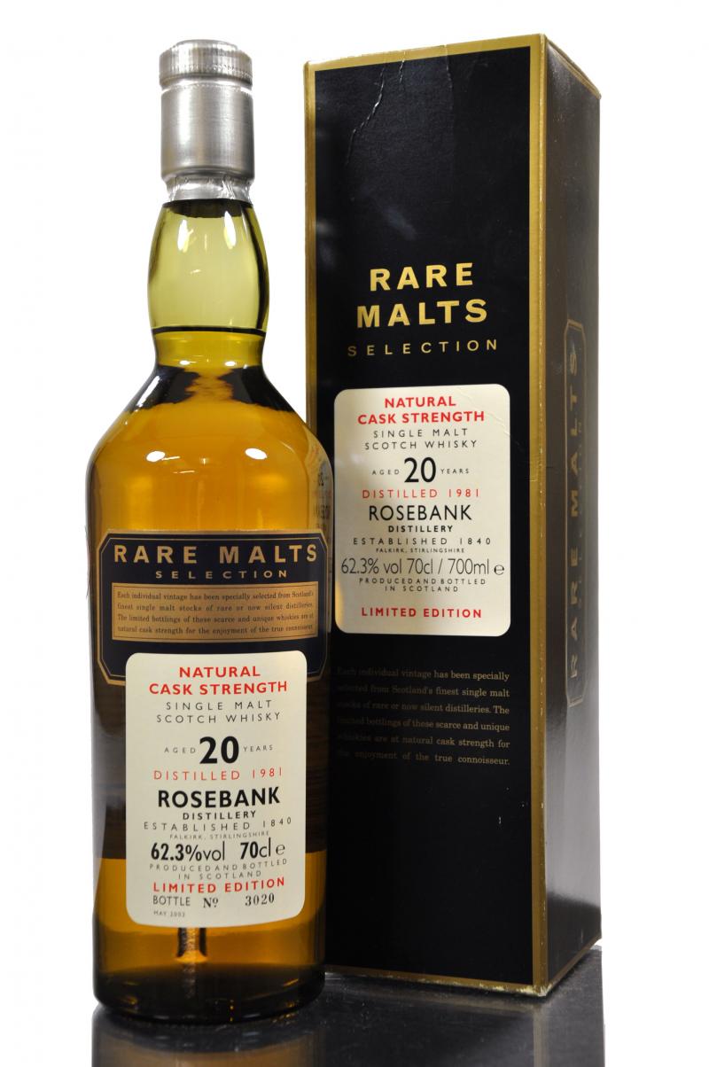 Rosebank 1981-2002 - 20 Year Old - Rare Malts 62.3%
