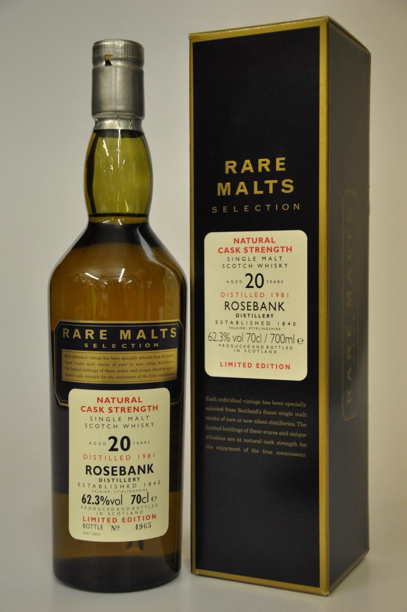 Rosebank 1981-2002 - 20 Year Old - Rare Malts 62.3%