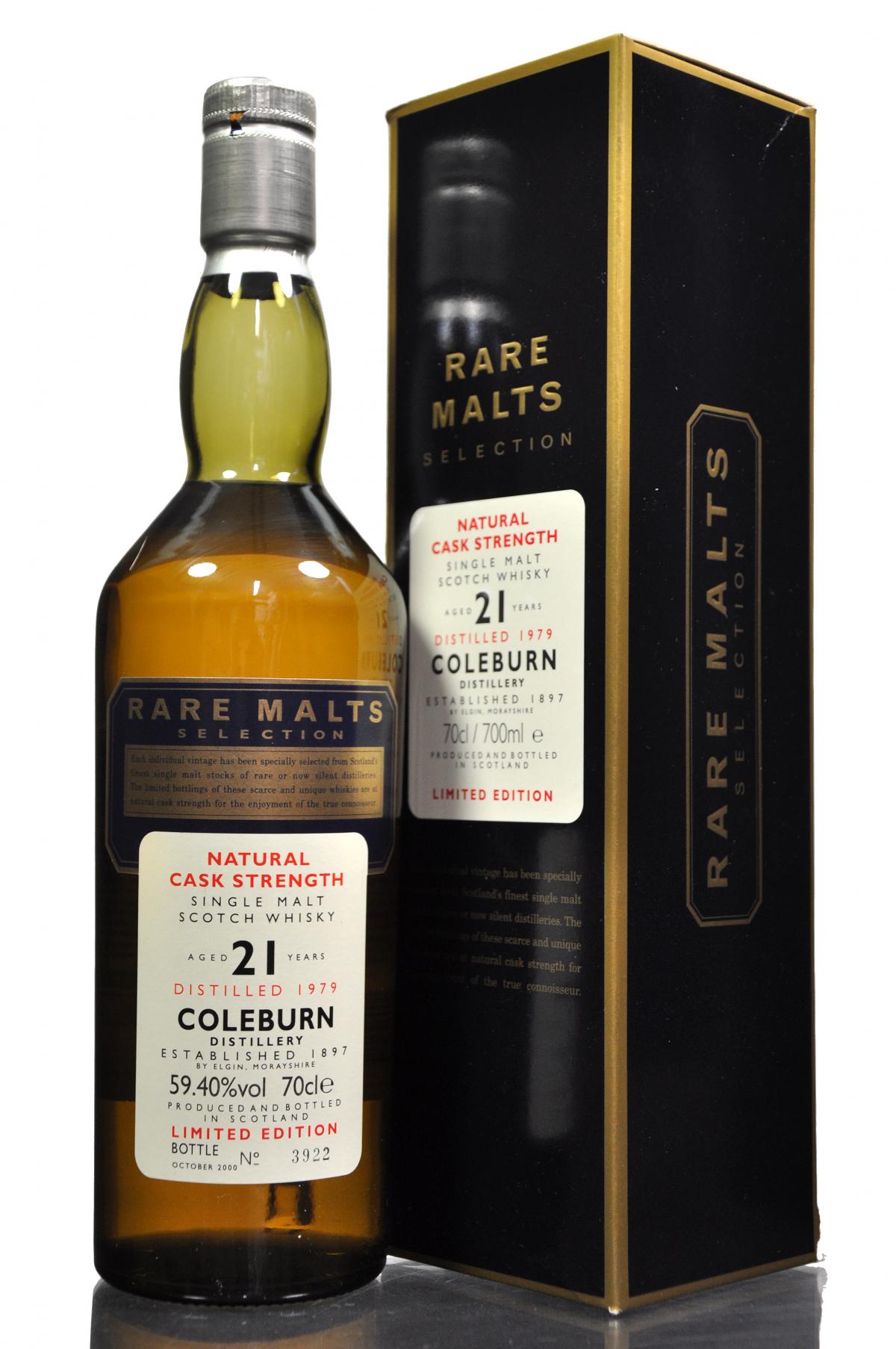 Coleburn 1979-2000 - 21 Year Old - Rare Malts 59.40%